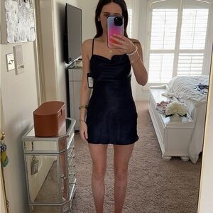 Elegant Navy Dress